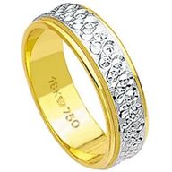 Aliança Bodas Giratória em Ouro CBP39*
